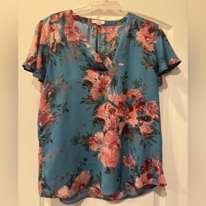 Maurices Women’s Floral V-Neck Top